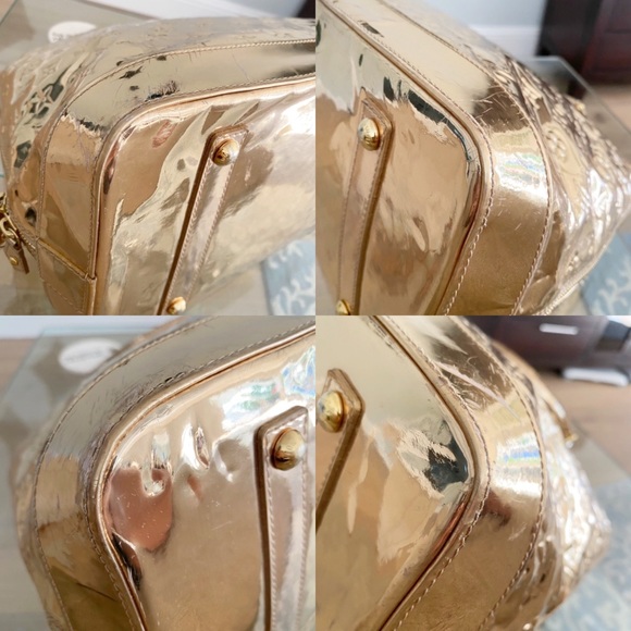 Paris Hilton Gold Alma GM Louis Vuitton Hand Bag - Picture 10 of 12